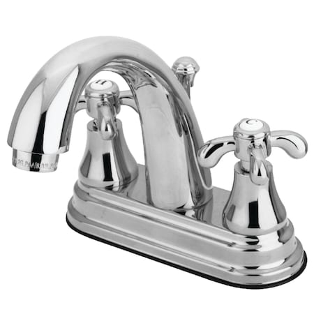 Kingston Brass KS7611TX 4" Centerset Bathroom Faucet, Polished Chrome KS7611TX